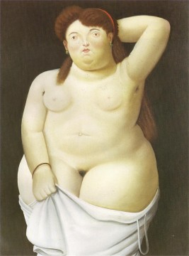 Torse Fernando Botero Peinture à l'huile